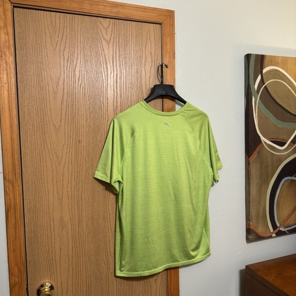 Tommy Bahama "Island Zone" Large Green Short Sleeve Crewneck T-Shirt UPF 30 - Picture 2 of 5